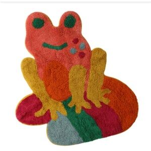 Frog Tufted Rug Animal Shaped
